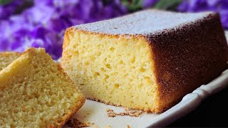 Easy Hot Milk Pound Cake with Simple Ingredients