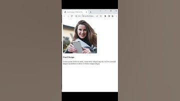 How To Create Card With HTML & CSS #shorts