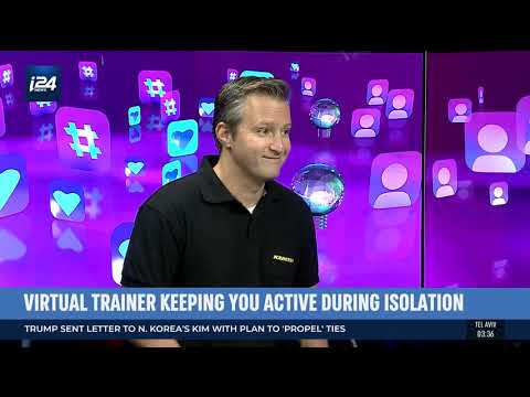 Kemtai is the Virtual Trainer Keeping You Active During Isolation (i24 News)