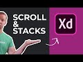 Adobe XD's NEW Updates - Stacks & Scroll Groups - Tutorial