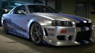 Need For Speed 2015 - Nissan Skyline GT-R R34//Brian O'Conner