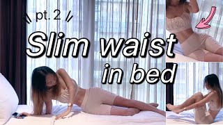 Ep2) Burn Belly Fat & Slim Waist In Bed? 2 Weeks Abs Challenge | No Equipment Workout / Oppserve