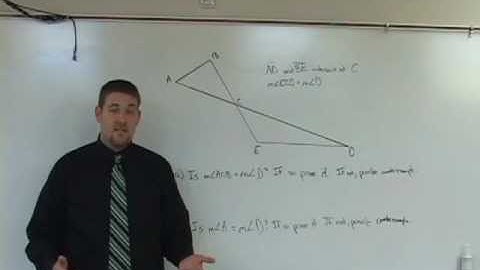 Congruent Angles Two Column Poof Oultine