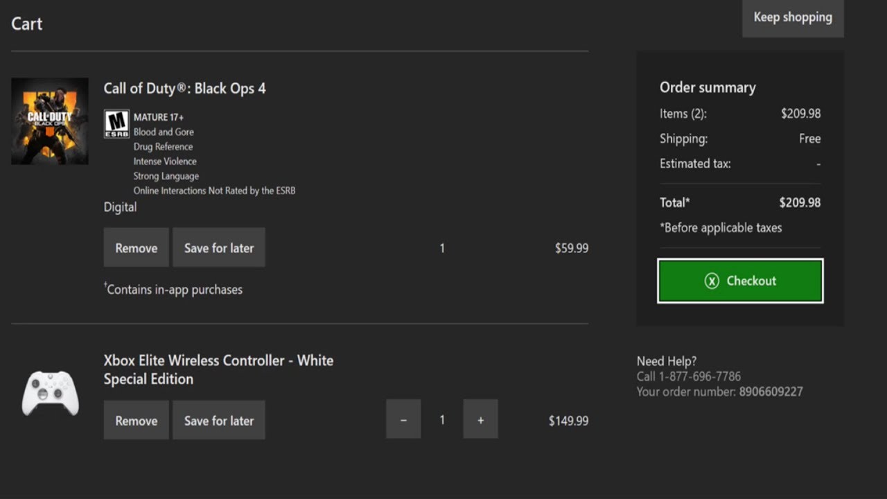 call of duty xbox one store