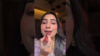 Full makeup with just using one lipstick ￼