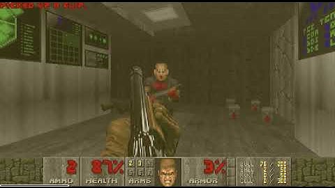 Doom II, Map02 - Underhalls, Ultra-Violence, All Kills, All Secrets, Pistol Start