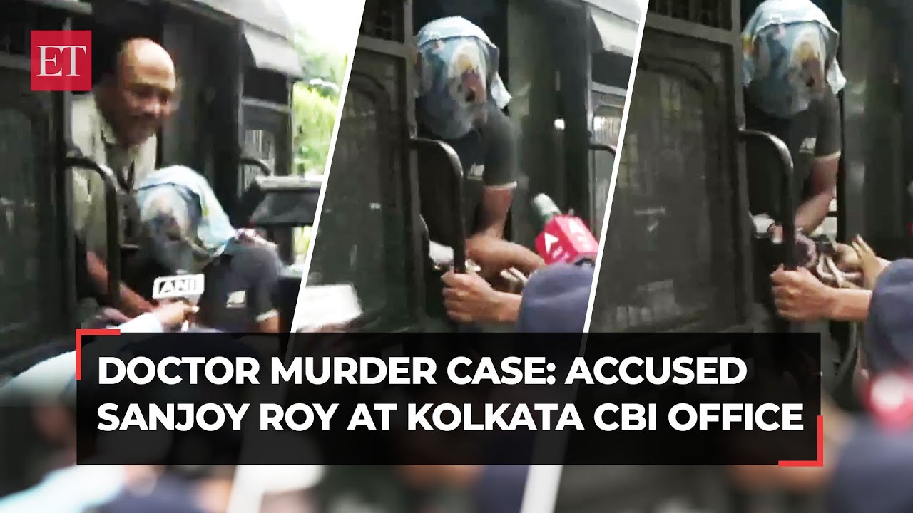 ⁣Kolkata doctor murder case: West Bengal Police bring accused Sanjoy Roy to CBI office in CGO complex