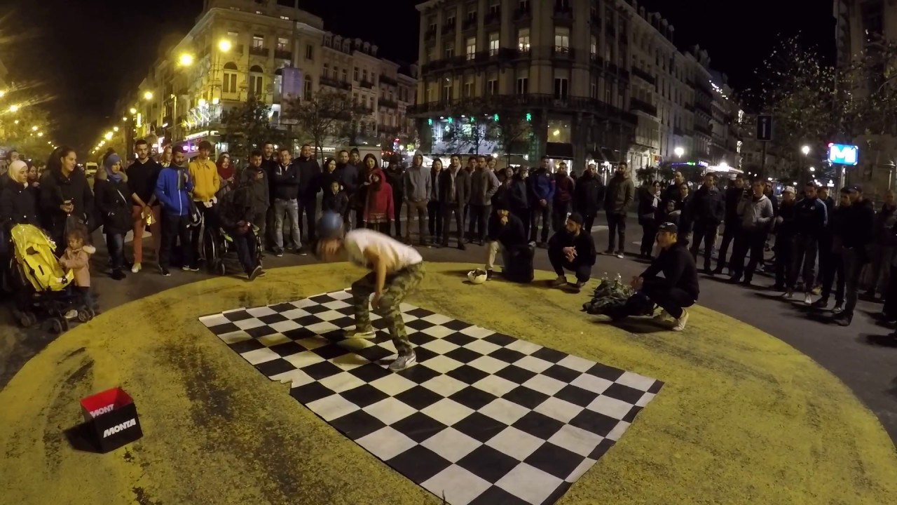 Soufiane Bencok street show at Brussel Belgium - YouTube