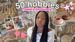 HOBBIES TO START IN 2026 *no more doomscrolling* 🌟 cool, fun, & creative