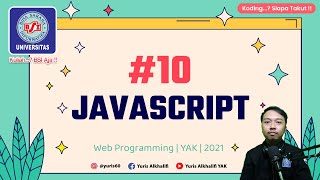 Javascript #10 | Web Programming 1