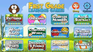 First Grade Learning Games - App Preview (2020) screenshot 2