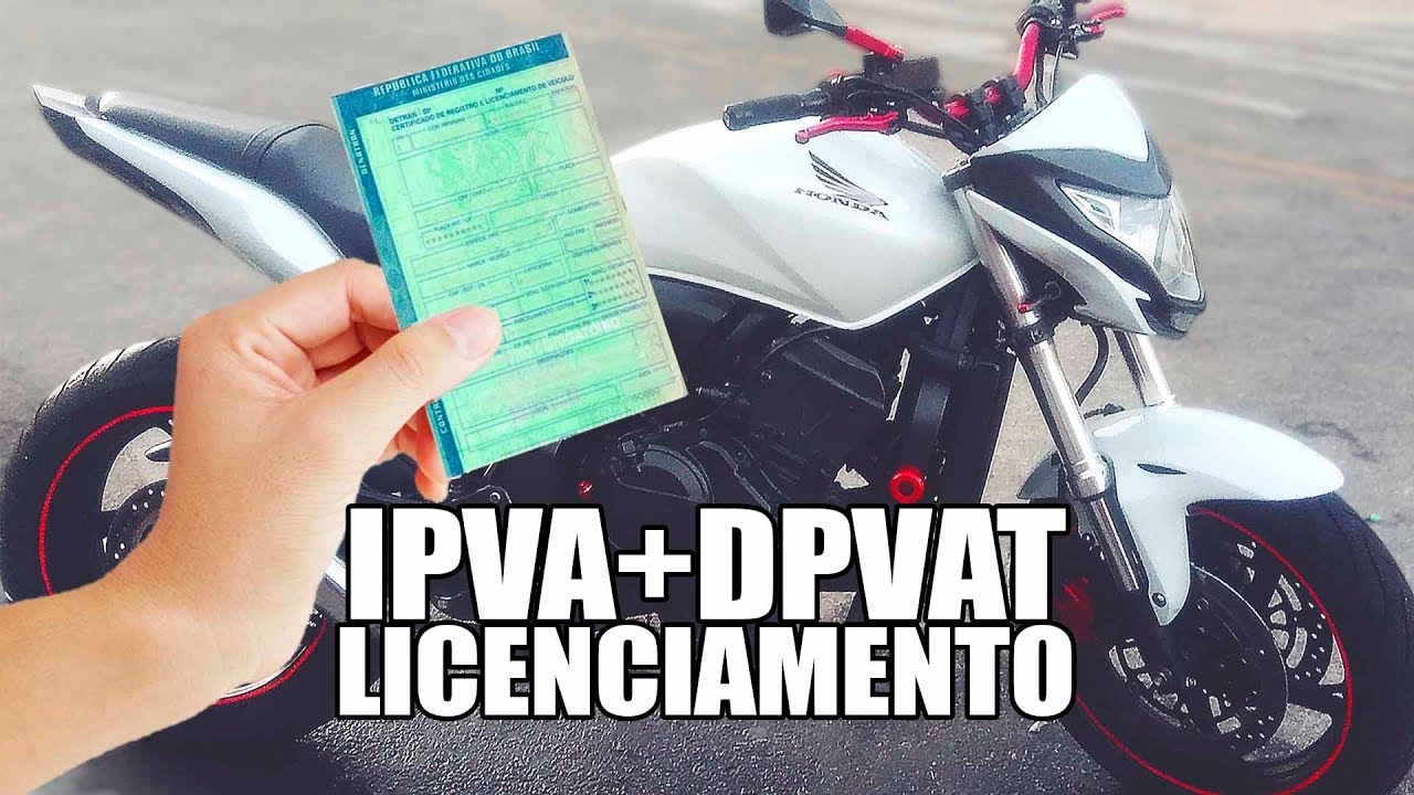 QUANTO CUSTA O IPVA + LICENCIAMENTO DA HORNET? - YouTube