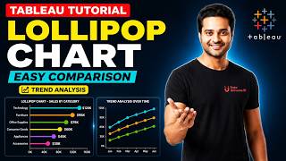 Tableau Lollipop Chart Tutorial | Easy Comparison & Trend Analysis