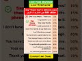 other ways to say THANK YOU | imperative request | stop saying thank you #english #imperative