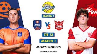 WPBL S1 | Mumbai Pickle Power Vs Bengaluru Jawans | Men’s Singles