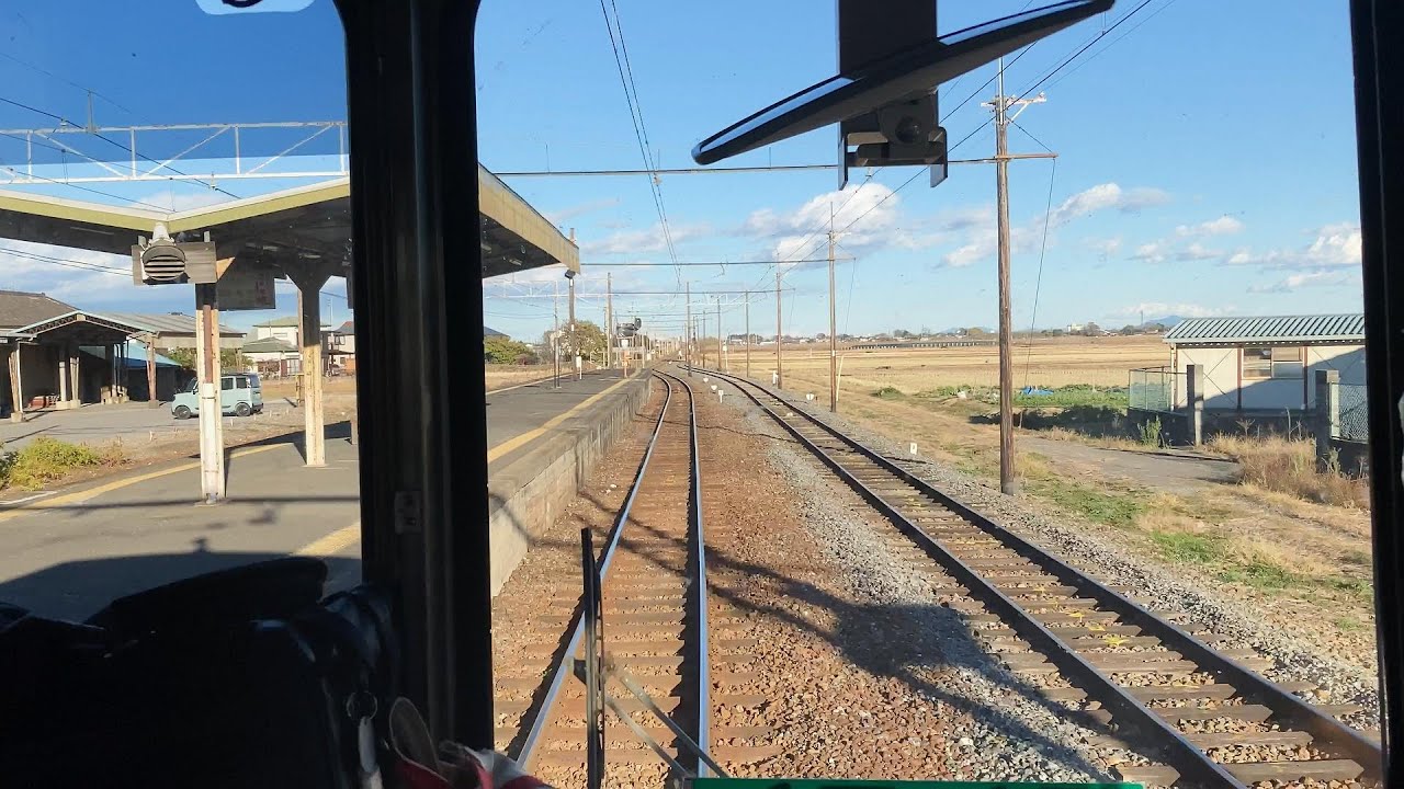 秩父鉄道前面展望　熊谷→羽生＜Cabview Japanrail Chichibu Railway Line Kumagaya → Hanyu＞