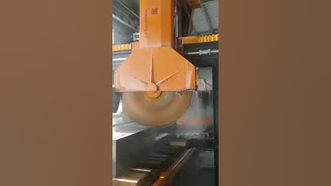 Stone cutting machine for kerbs curbs granite