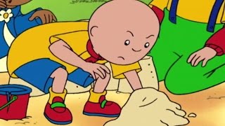 Cartoon | Caillou | Caillou cant build a sand castle | Videos For Kids