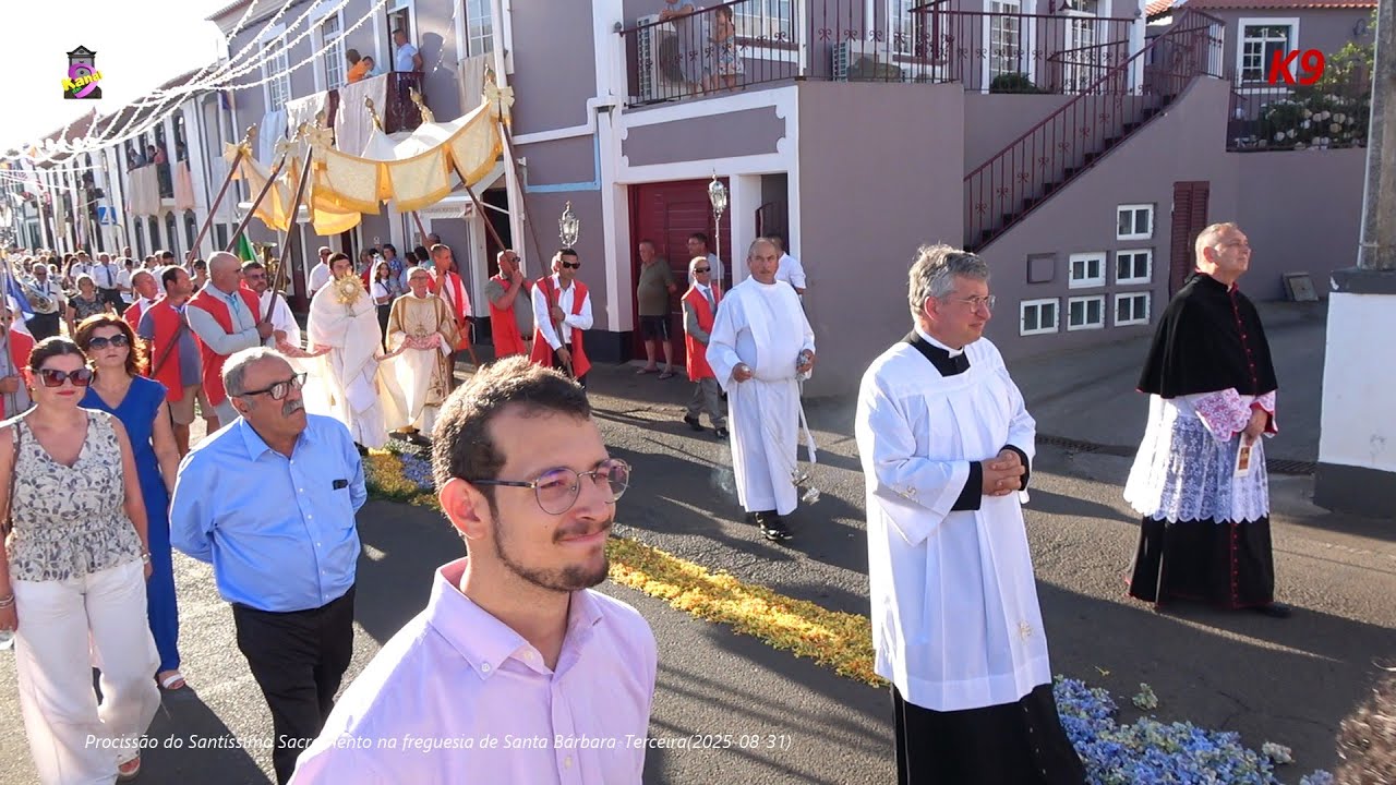 Procissão Santíssimo Sacramento na freguesia de Santa Bárbara-Ilha Terceira (2025-08-31)