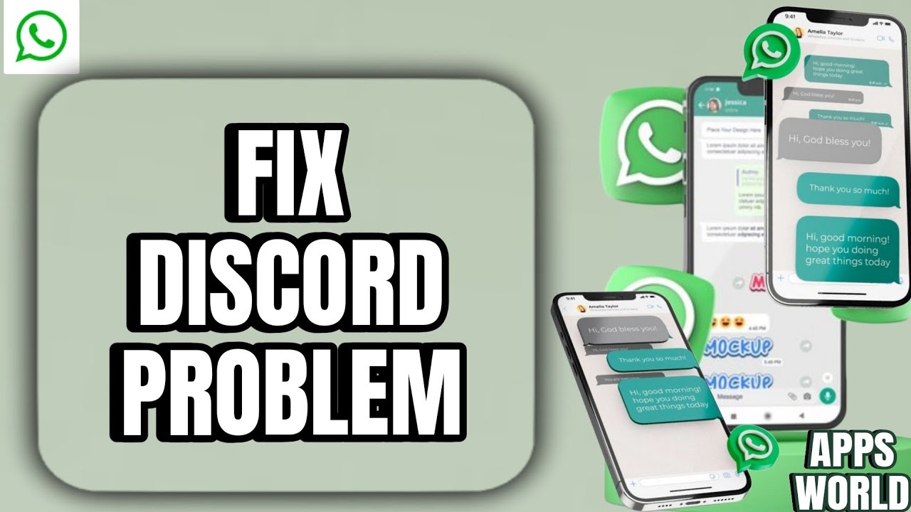 How To Fix Discord Problem On WhatssApp App - YouTube