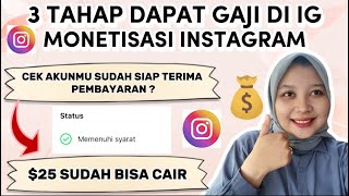 3 LANGKAH DAPAT CUAN DI INSTAGRAM 💲| MONETISASI INSTAGRAM PROFESIONAL