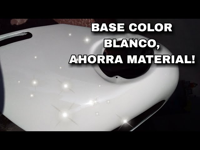 Cómo se pinta una pieza de auto color Blanco Perlado? COLOR TRICAPA 😦  Tutoriales Masters 