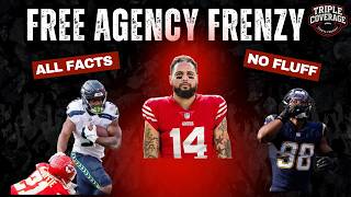 🚨 NFL Free Agency Frenzy! Biggest Moves from Day 1 of the Legal Tampering Period | Triple Coverage