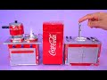 Make an amazing mini kitchen recycling soda cans