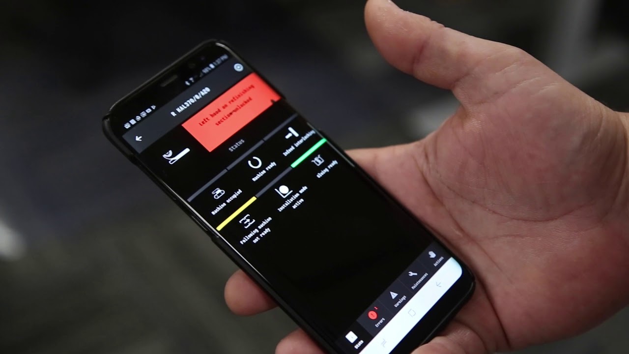 tapio MachineBoard App in action! - YouTube