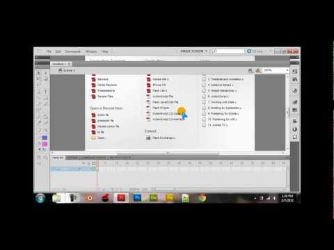 Adobe Flash Professional CS5 tutorial - image gallery