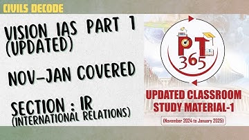 Vision IAS PT365 Updated Part 1(2025) | Vision IAS Updated Part 1 | PT365 IR 2025 (Nov–Jan)