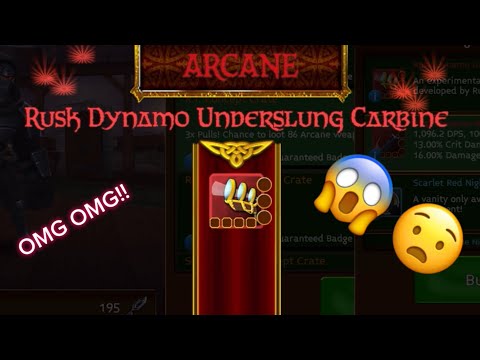 Arcane Legends Crate Opening R.I. Concept Crate! (SUPER LUCK MODE)