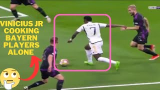 Vinicius vs Bayern vs Real Madrid Incredible Play From Vini By Cooking Bayern In Champions League