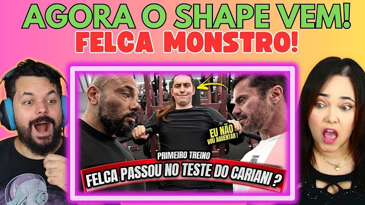 FELCA FEZ SEU PRIMEIRO TREINO COM O CARIANI - ELE PASSOU NO TESTE ? Renato Cariani ‹ REACT ›