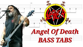 Slayer - Angel Of Death BASS TABS | Cover | Tutorial | Lesson