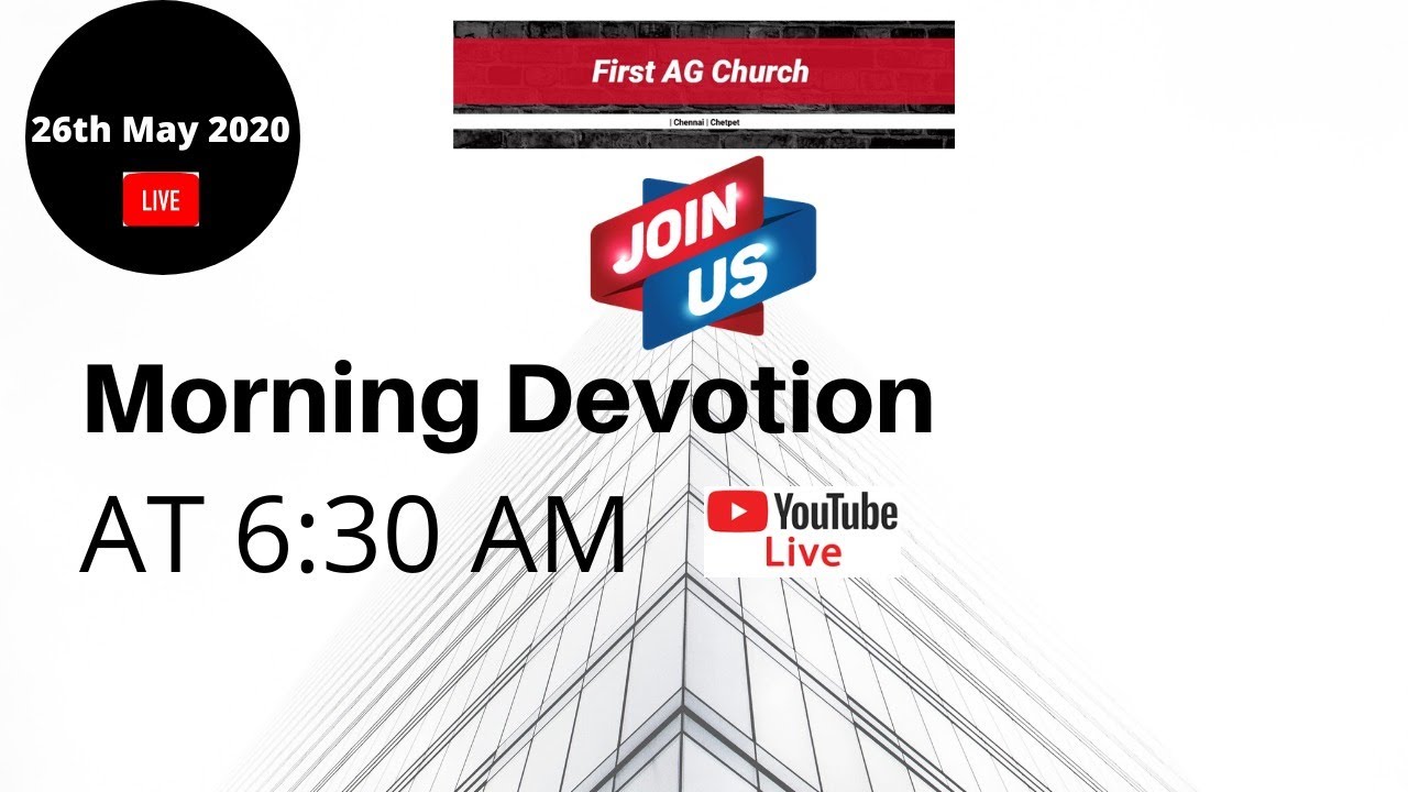 26th May 2020 Morning Devotion YouTube