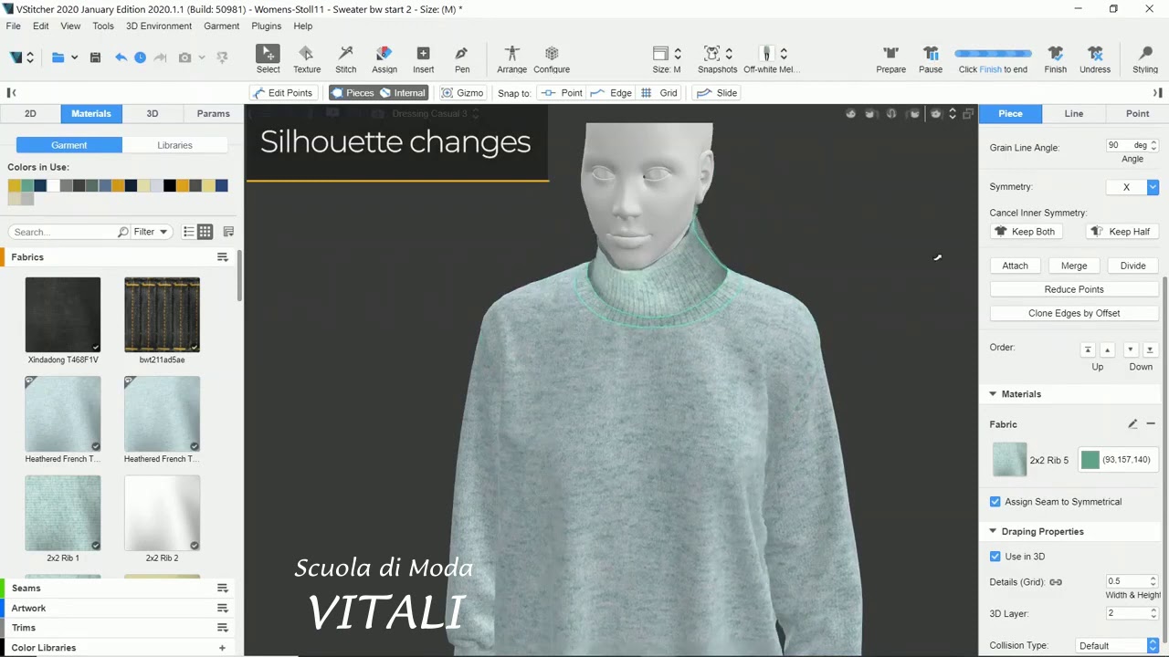 Virtual Fashion 3D Pattern Making - YouTube