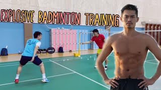 Explosive badminton training 2023