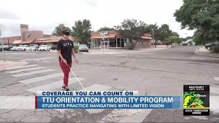 Texas Tech students learn to navigate world without sight