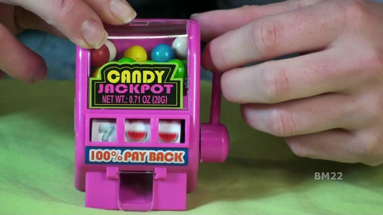 Jackpot Candy Machine, Machine à sous avec bonbon, bonbon ludique