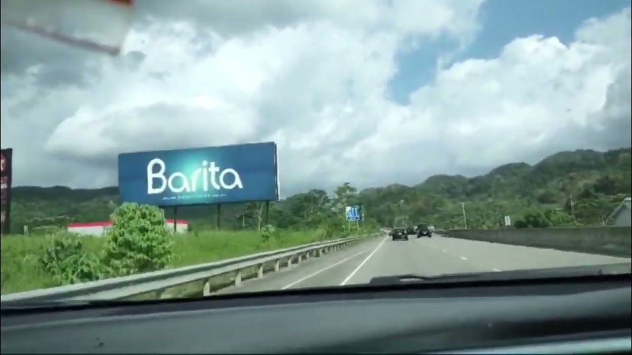 Driving on the North-South Highway from Linstead to Spanish Town