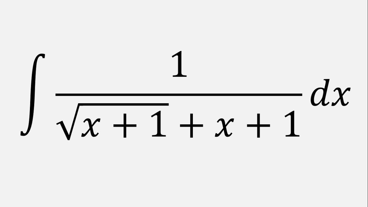 Integral Of 1 sqrt x 1 X 1 Dx YouTube integral-of-1-sqrt-x-1-x-1-dx-youtube