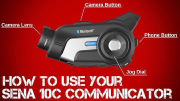 How to Use Your Sena 10C Communicator from Sportbiketrackgear.com