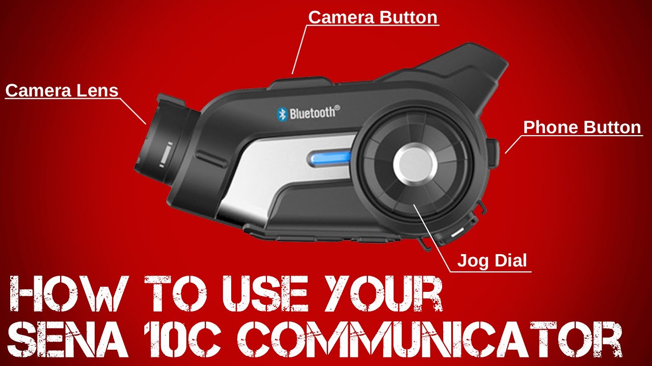 How to Use Your Sena 10C Communicator from Sportbiketrackgear.com