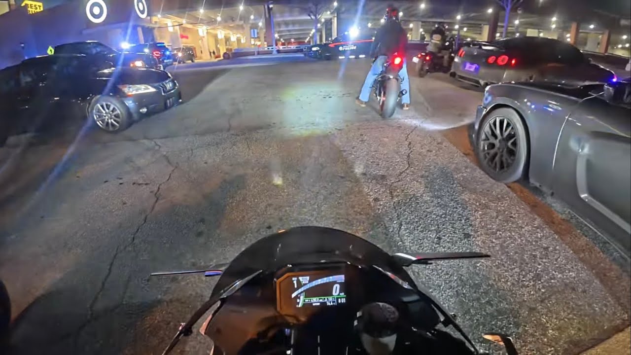 Полиция Остина отменила безумную встречу автомобилистов и мотоциклистов!! #2025ZX6R ZX-6r