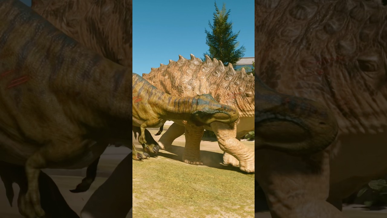 Dinossauro Rex vs Anquilodoco - Jurassic World Evolution 3