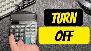 How to turn off the calculator easy way