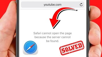 How to Fix Safari Cannot Open the Page Because the Server Cannot Be Found! iPhone - iPad iOS 17