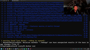 Rust - The slimmest Docker image for Axum and Tokio
