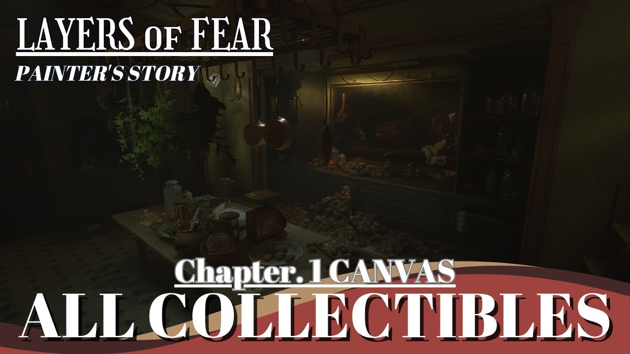《LAYERS of FEAR (2023)》CHAPTER 1 CANVAS(Painter's Story) Collectibles ❙ Guide
